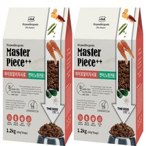 더독 노령견용 닥터소프트 명작 하이퍼 습식 사료 2p, 연어, 1.2kg, 2개