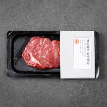 남도화우 암소한우 1++등급 채끝 스테이크용 (냉장), 200g, 1개