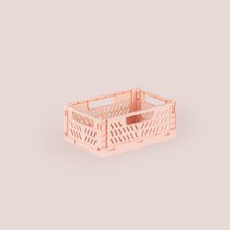 하우스레시피 다용도 폴딩 수납박스 S, 밀크티, 2개