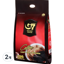 G7 블랙 퓨어블랙 인스턴트커피, 100개입, 2개