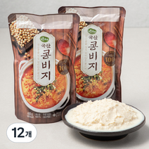 맑은물에 국산 콩비지, 400g, 12개