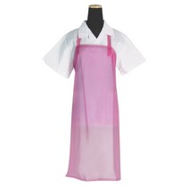 에이앤지 우레탄 H형 앞치마 소, 반투명 핑크, 1개