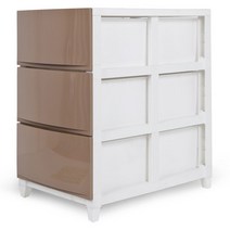 아이엠서랍장3단 브라운 일반형, 1개