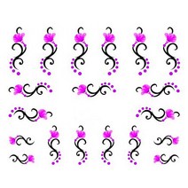 노랜드 XF 네일 스티커 쥬얼리 마크 매니큐어 파트너, XF1464, 10개입, 10개