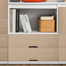 다우드 프리첼 2단 오픈 서랍장, 화이트메이플