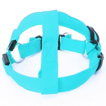 펫츠랜드 LED 애견베이직 가슴줄 블루, L (56 x 54 x 2.5 cm), 1개