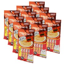 이나바 고양이 챠오츄르 간식, 참치+게맛살, 12팩