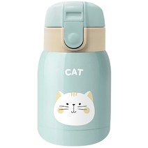 COUP 스테인레스 원터치 애니멀 보온보냉텀블러, 민트, 200ml