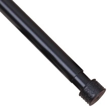 25 mm 앤드캡 커튼봉, 블랙