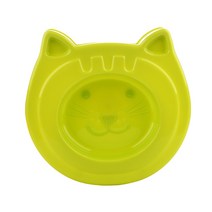 팻코디 캐릭터 고양이 식기, 그린, 1개