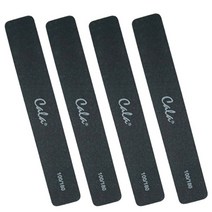 CALA 점보 블랙 네일 파일 그릿 100/180, 혼합 색상, 4개