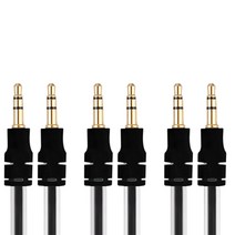 칼론 고급형 스테레오 패브릭 케이블 APC-A04 3p, 블랙