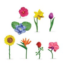 사파리엘티디 꽃 튜브 피규어 Flowers 682904, 1개