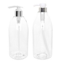 병도매닷컴 DP500 투명 + DP750 투명 주방디스펜서, 실버, 1세트