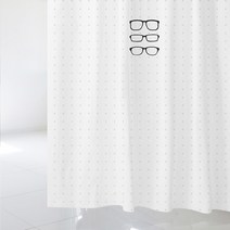 디자인수풀 북유럽 스타일 샤워 커튼 + 플라스틱 고리 sc306, 1세트