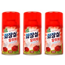 청개구리티에프씨 화장실용 탈취제 장미향 본품, 3개