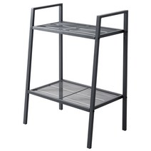 비스비바 라피네 철제 스탠드선반 2단, 그레이