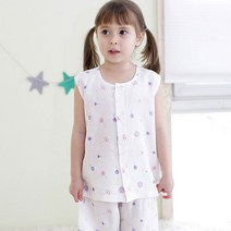 보누맘 퍼플윈드 민소매 인견상하세트