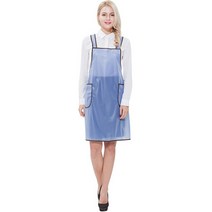 메쉬 방수 앞치마 중, 블루, 1개