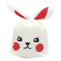 포포팬시 보자기 포장팩3 달콤토끼 100p, 레드, 1개