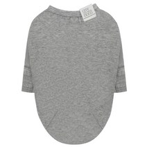퍼피엔젤 반려동물용 데일리 7부소매 티셔츠, 95 Gray