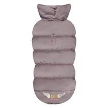 퍼피엔젤 강아지 어반 아웃도어 다운패딩, 그레이