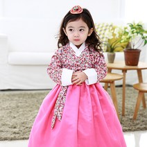 꼰띠키즈 여아용 진달래한복