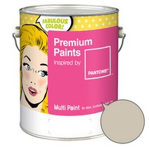 노루페인트 팬톤멀티 에그쉘광 오렌지 그레이계열 페인트 4L, 오이스터그레이 (14-1107)