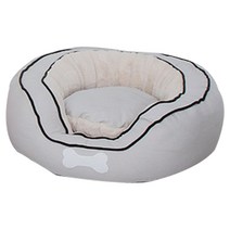 아페토 반려견 코튼 원형방석, 그레이