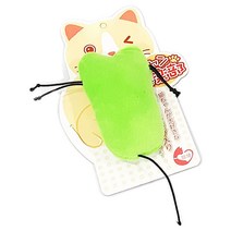 라이프포인트 엄지 손가락 고양이 캣잎인형, 그린, 1개
