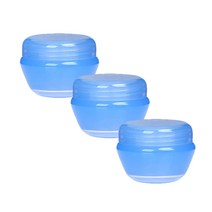 뷰티팝 파스텔 컬러 화장품 공병 20g, 블루, 3개입