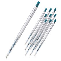 유니 스타일핏트 단색펜 UMN-139 0.38mm, 블루블랙, 10개입