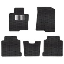 미소 이중 벌집 카매트 일반형 + 메탈 레이싱 발판 패드, 그랜저IG 2016.11~, 현대