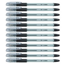 제브라 Z-1 캡식 유성볼펜 0.7mm, 흑색, 12개입