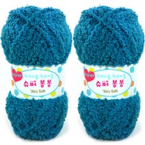 행복뜨기 슈퍼봉봉 뜨개실 2p, 2328 터키블루