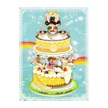 퍼즐사랑 스위트 러버 미니 플라스틱 직소퍼즐, 300피스, 혼합 색상, 300피스