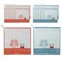 모던리브 무연사 올드트리 고리타올, 오렌지색, 청색, 30개입