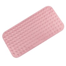 마켓감성 미끄럼방지 욕실 고무매트, 핑크, 2개입