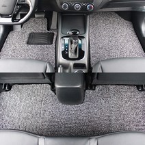 에스제이 코일 일반형 카매트 그레이블랙 현대, 제네시스G80 2륜 2014년형(5p)