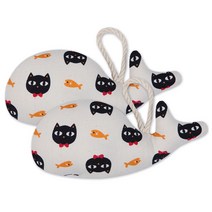 보드래 강아지장난감 인형 킁킁토이 돌고래 17 x 8 cm, 고양이패턴, 2개입