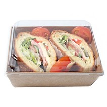 피크닉하우스 미니크라샌드 일회용도시락 용기, 10개