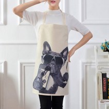 핑크망고 멍멍 키친 앞치마, B, 1개