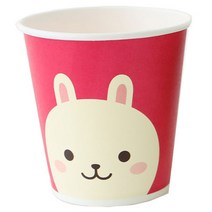 황씨네도시락 캐릭터 종이컵 토끼, 150개, 1박스