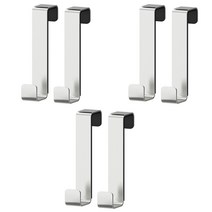 이케아 LILLANGEN 문걸이행거 901.976.72 2p, 스테인리스, 3개입