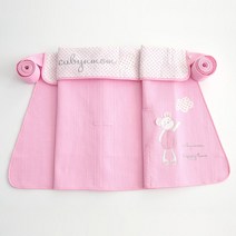 큐비앤맘 앙쥬 7부 안장형 포대기, Pink