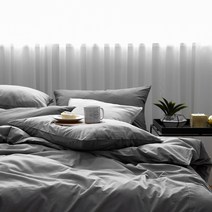 아르페지오베이직 메이딘 순면 트윌 홑겹이불커버, 웜그레이