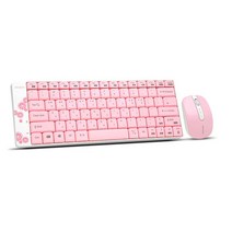 아이리버 MINI 무선 키보드 마우스 콤보 세트 IR-WMK500, Pink, 텐키리스