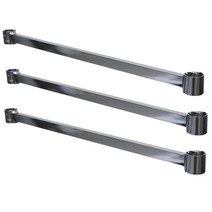 코랙 25파이 각파이프 15 x 25 x 610 mm 3p, 크롬