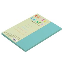 뉴씨플레인 종이문화 친환경 양면 색상지 No 17 옥색 80p, 1개