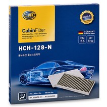헬라 차량용 에어컨필터, 1개, HCH-128-N